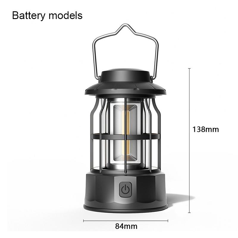 Lightweight To Carry Outdoor Activity Camping Light Rechargeable Led Table Lamp 1200mAh Tent Handheld Horse Classic Style Lantern Lighting Led Cam