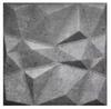 Διακοσμητικά πάνελ τοίχου 50x50 εκ., συσκευασία 8 τεμαχίων, γραφίτης