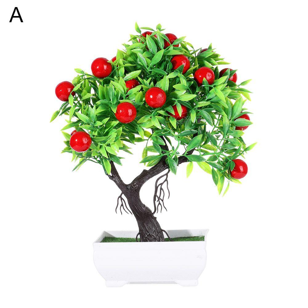 Украшение отеля Домашнее украшение Искусственное растение Имитация бонсай Сосна Поддельный цветок в горшке A