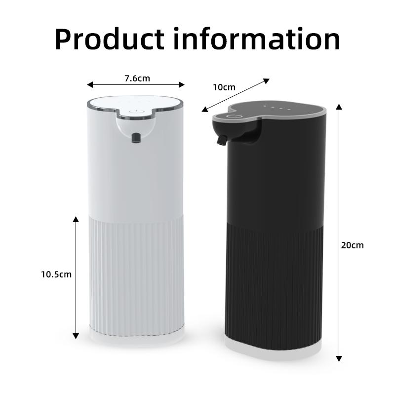 360ML Light Display 4-Gears Adjustable Foam/Gel IPX5 Waterproof Induction Infrared Electric Automatic Smart Sense Soap Dispenser