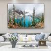 Canvas Schilderij Sneeuwberg Landschap Canvas Prints Kunst Canvas Muurkunst Poster Muurkunst Afbeeldingen Woonkamer Huis Decoratie Cuadros