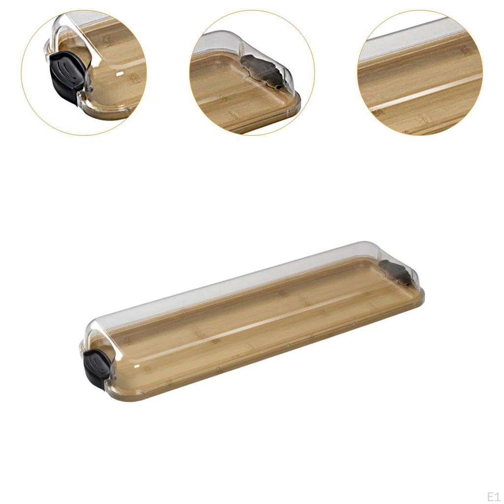 Board Cheese Serving Platter Lockable Food Tray with Clear Locking Lid for Vegetables Fruit