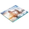 Glass Kitchen Chopping Board with Tower Bridge London Graphic 60x52 Cm
