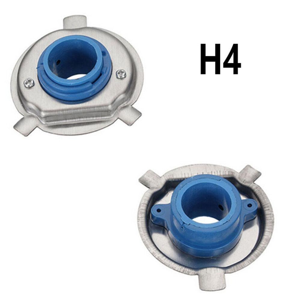 2Pcs Headlight Adapter ABS Car H1/H4 LED Headlamp Socket