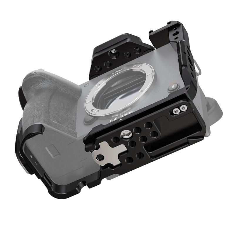 Professional Camera Cage Camera Full Cage for FX2 Aluminum Video Rig Button Cold Shoe QR Base Accessories