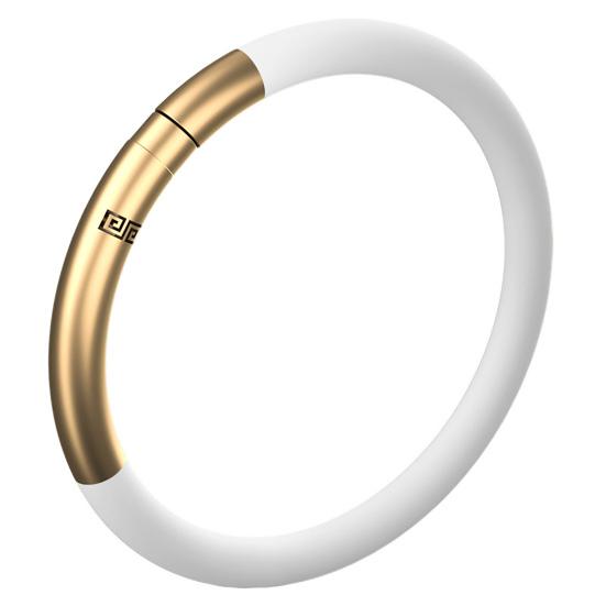 

Браслет против комаров Привлекательный долговечный силиконовый браслет с защитой от испарения на 360 градусов Магнитный браслет от комаров на лето Adult белый