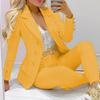 Women's Autumn Clothes Two Piece Set Female Coats and Pants Fashion Versatile Casual Long Sleeve Jacket and Trousers Suit