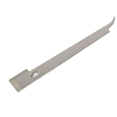 Glossy Stainless Steel J-Shaped Beehive Scraper for Prying Bee Frames
