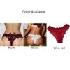 Lady Lace G String Thong Panties Sexy Sheer Knickers Women's Lingerie Briefs