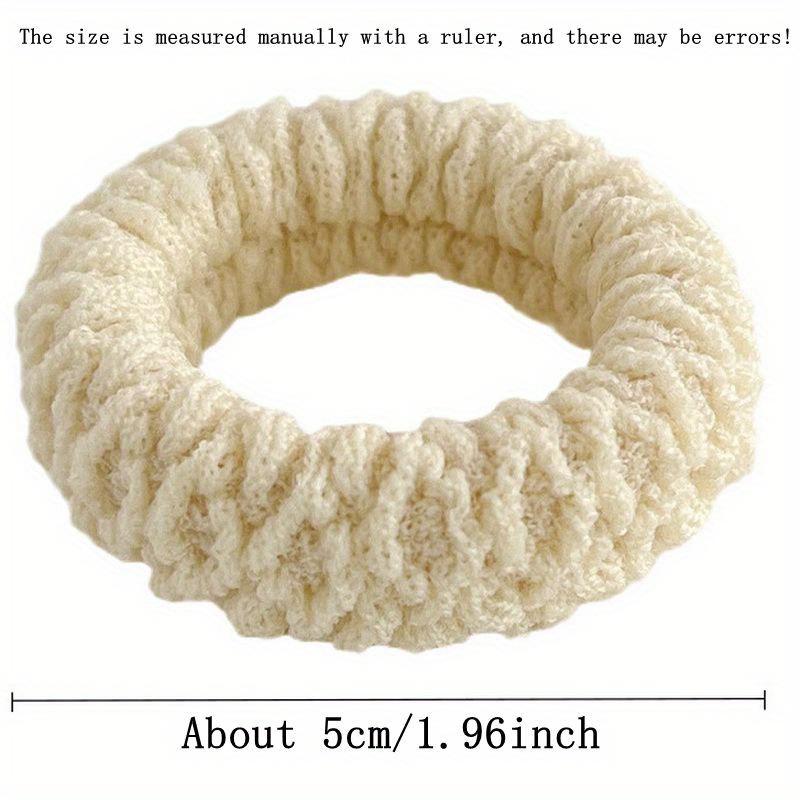 5pcs/Set High Elastic Hair Rubber Bands Casual Hair Ties Thick Hair Ropes Headdress For Women Female