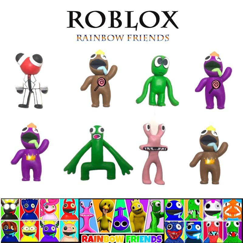Roblox Rainbow Friends Figure Toy Model Durable Colorful Cake Topper Ornament For Kids' Xmas Gifts