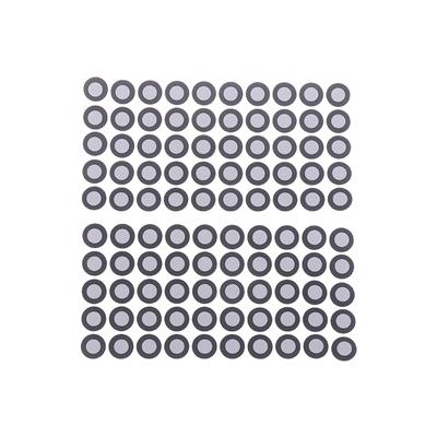 5 Sheets Marker 3D Point Reflective Reference Points Film Scanner Marking Marker Positioning Scanners Scan Reflection Useful