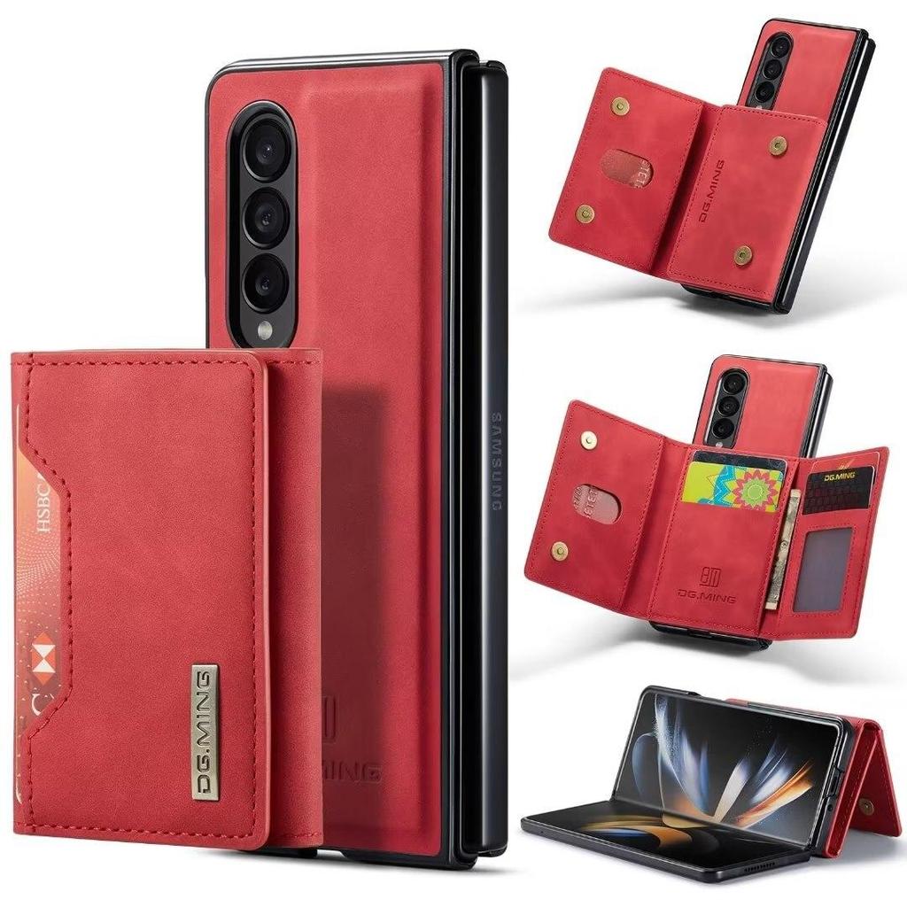 Veske For Samsung Z Fold 5 3 Z fold 4 S23 S22 S21 Ultra S20 A12 A22 A32 A52 A13 A33 A53 A14 A24 A34 A54 Flip Magnetic Leather Wallet Stand Cover