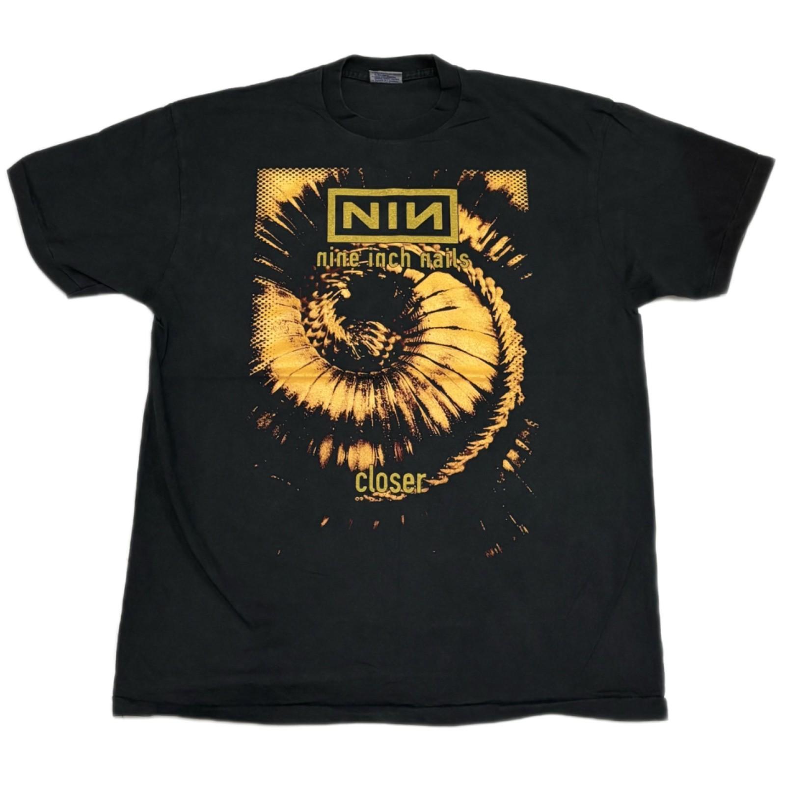 NINE INCH NAILS Vintage 1994 CLOSER TO GOD DOWNWARD SPIRAL XL T-Shirt REPRINT XL