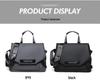 Men's Casual Crossbody Bag - Minimalist, Large Capacity, Functional Leather Messenger for Business Commute