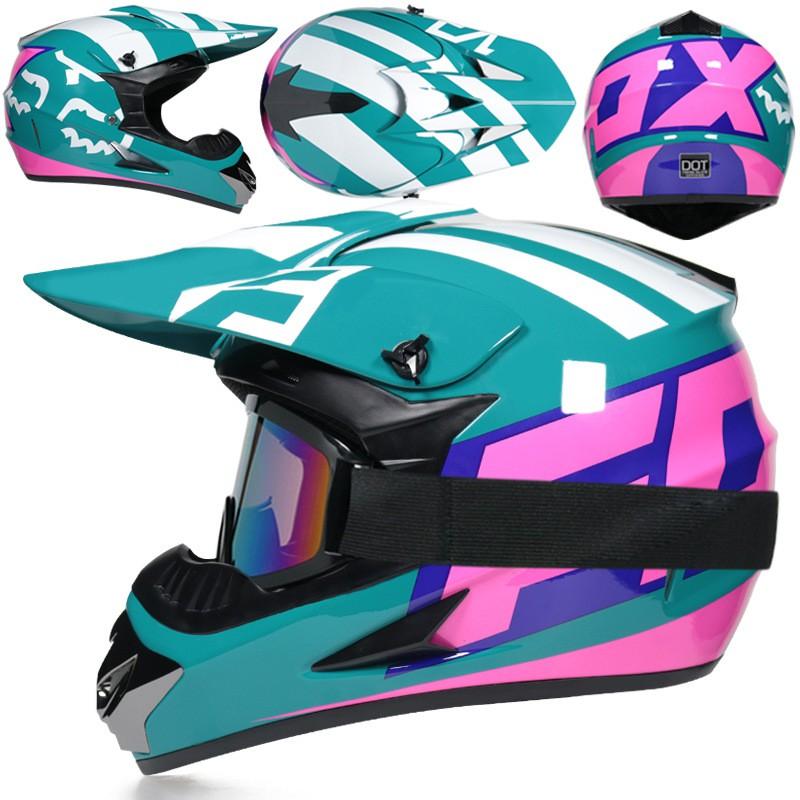 Full Face ABS Off-Road Motorcycle Helmet Men Women Lightweight Safety Gear In Multiple Colors Sizes