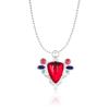 Red Stone of Aja Necklace Anime JoJos Bizarre Adventure Pendant Necklace for Manga Fans Cosplay Jewelry Prop Accessories