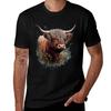 T-shirt Vache des Highlands dans un éclaboussure Vêtement de travail résistant
