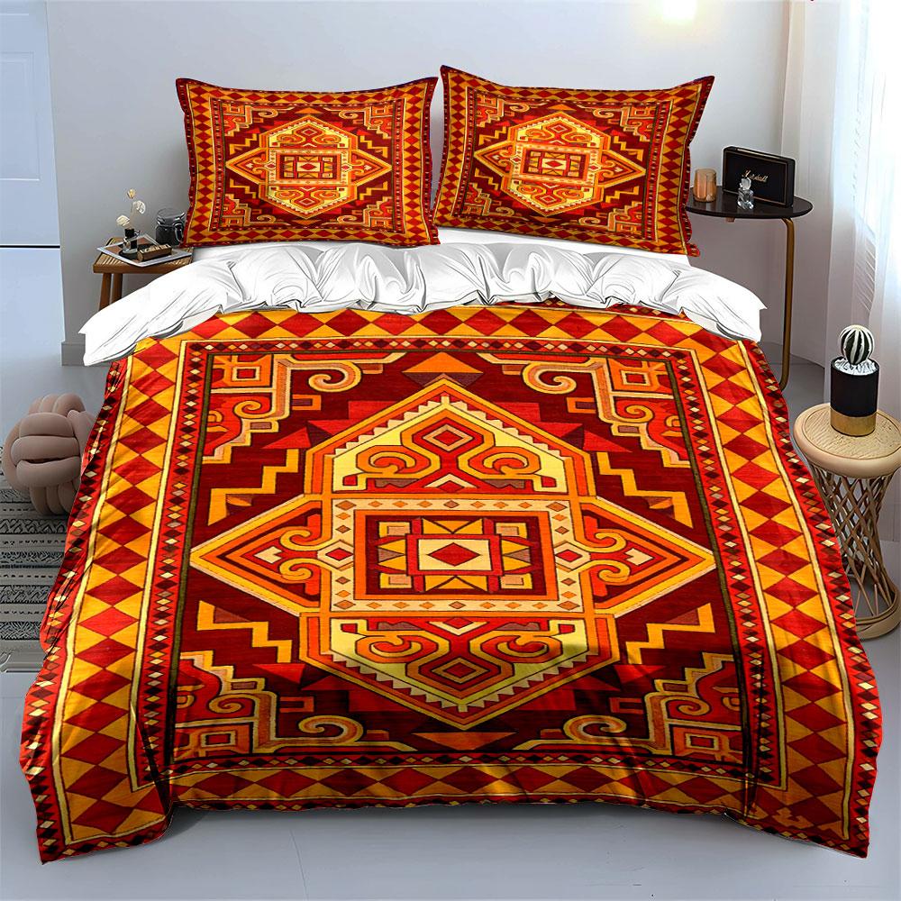Geometric patterns with diamonds. Bedding sets Duvet cover sets Duvet covers Pillowcases(1 * Duvet Cover 2 * Pillowcases without duvet insert)