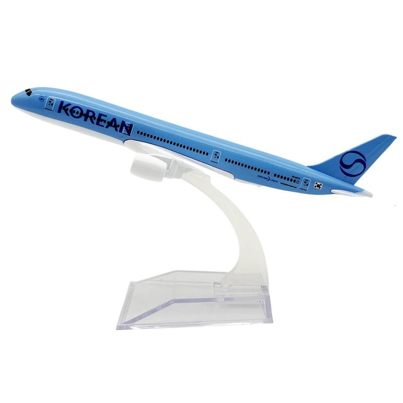 

1/400 16CM B787 Airplane Model Diecast Alloy Airways Korean 787 Airplane Toy Static Model for Collection Children Kids Gift Toy синий