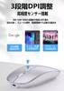 Wireless Mouse for Rechargeable High High Quiet DPI Easy To Easy Compatible with and MacBook [New 2025, Ultra-Slim & Type-C] Bluetooth, Precision,