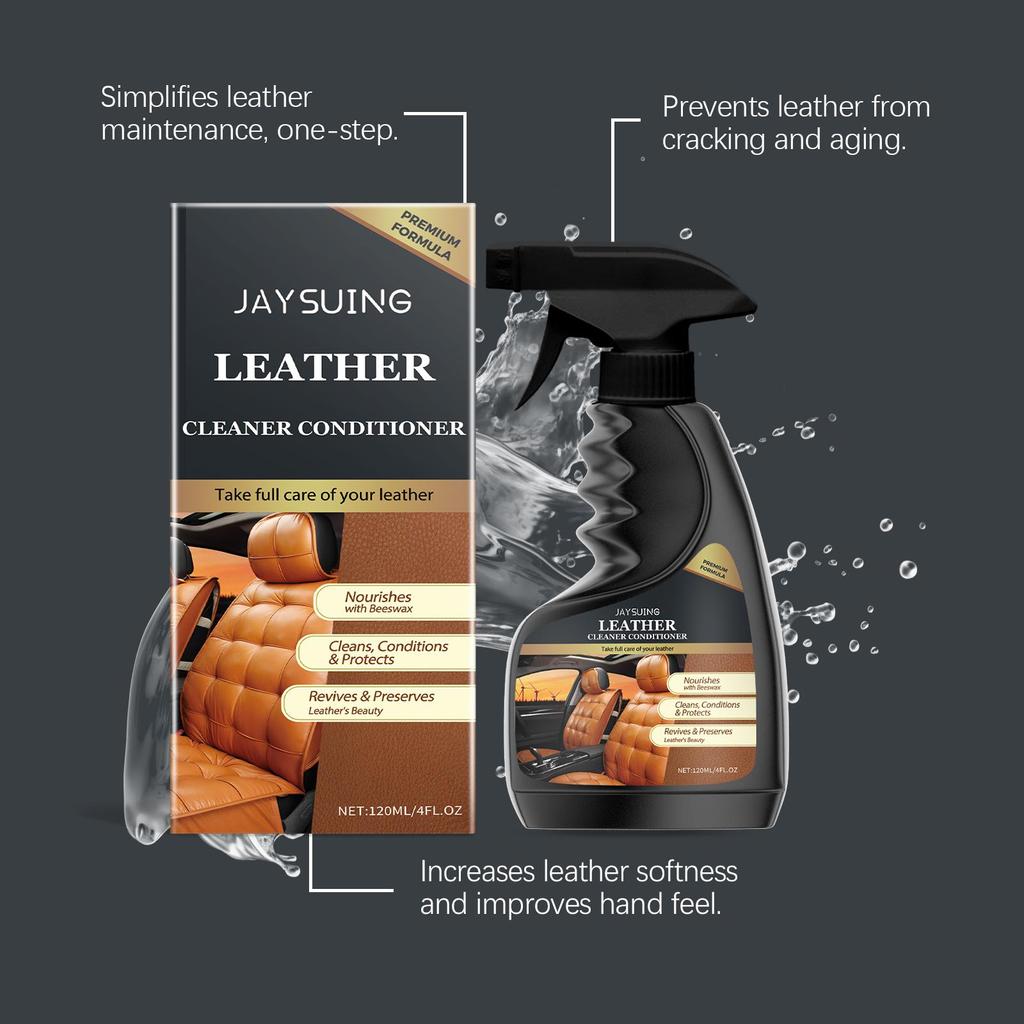 Leather Care Agent Furniture Leather Bag Sofa Car Seat Cleaning Stain Removal Leather Cleaner