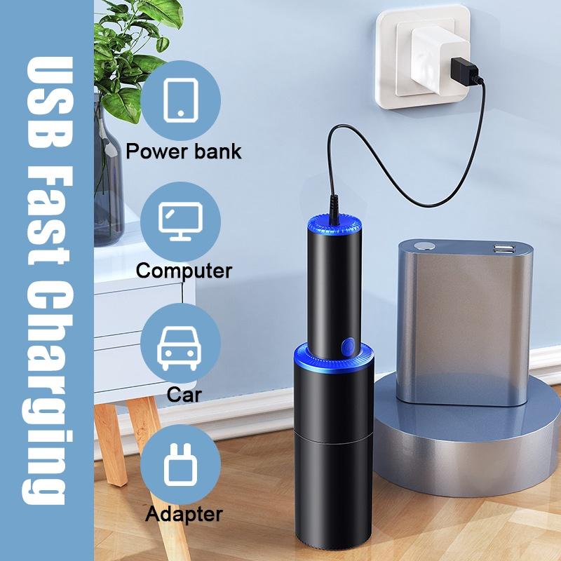 120W 10000Pa Car Vacuum Cleaner Wireless Rechargeable Wet/Dry Mini Handheld Vacuum Cleaner