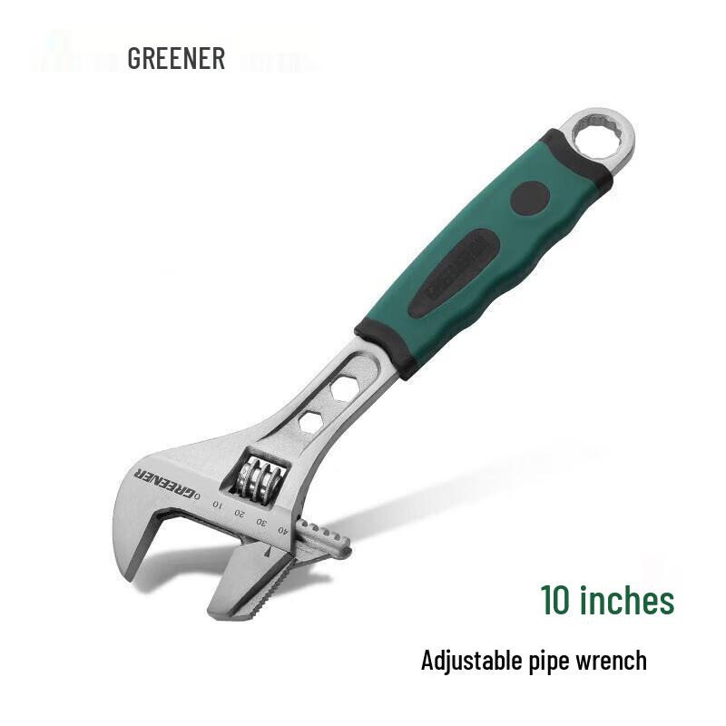 Greener 10-inch Dual-Purpose Adjustable Wrench