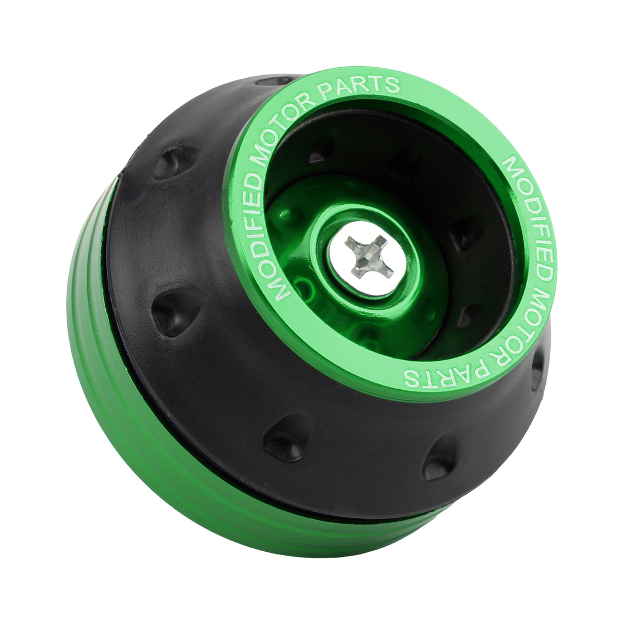 Motorcycle Front Fork Protection Cups Universal Parts Motorbike Crash Protectors Electric Scooter Falling Front Fork Slider Cups зелёный