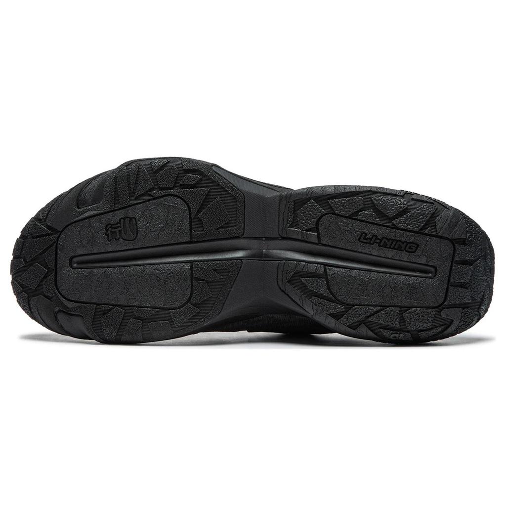 New LiNing CF Tracing Collection, Xingshan Slipper Cushioning, Wear Resistant Low top Casual Shoes Unisex Black AGLU177-2