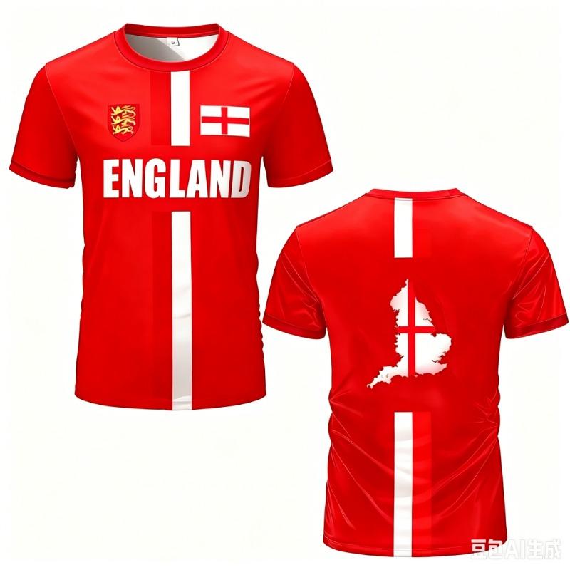 England Soccer Jersey Men s Sports T Shirt Family Style Casual for Adults Kids Sportswear for Sports Fitness Training