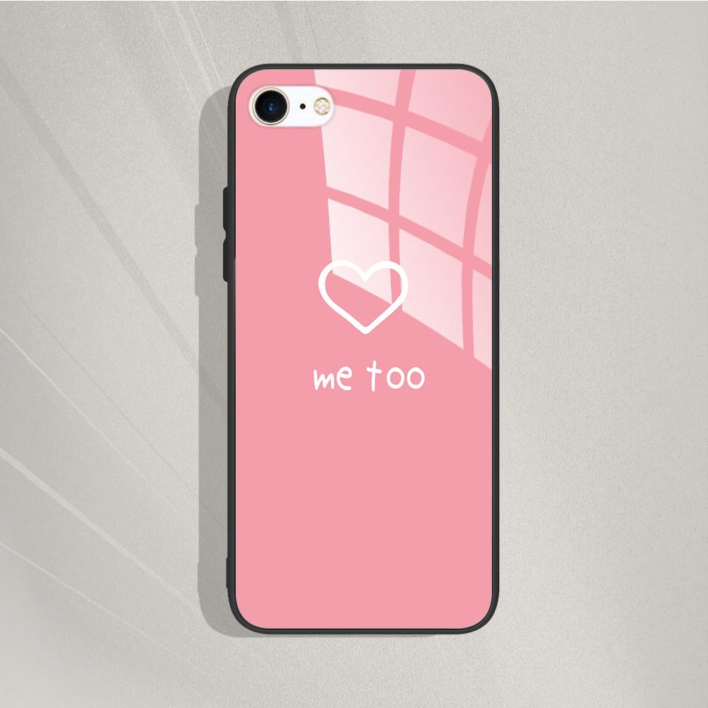 Phone Case For iPhone 7 8 SE 2020 Tempered Glass Case For iPhone7 8 SE2020 se 2020 se2020 A1778 A1660 A1779 Protective Cover Bag
