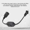 Power Extension Cord with On Off    AC 2 Prong Male Female Power Cable for 1‑15P Male to 1‑15R Female Plug