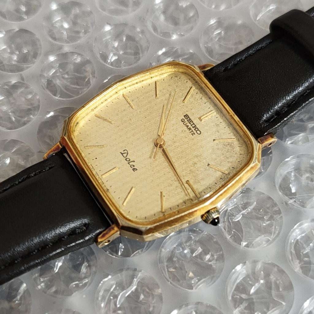 SEIKO Dolce GOLD Dolce Square SGP30 Watch Management K26a [Working Condition] 7731-5120