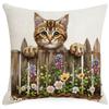 Spring Farm Animal Cow Rabbit Dog Pillowcase Home Decoration Balcony Cushion Decoration Pastoral