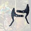 2Pcs Universal Aluminum Alloy Bike Brake Levers Bike Brake Handle Mountain Road Bike V-Type Brake Levers 2.2cm Diameter