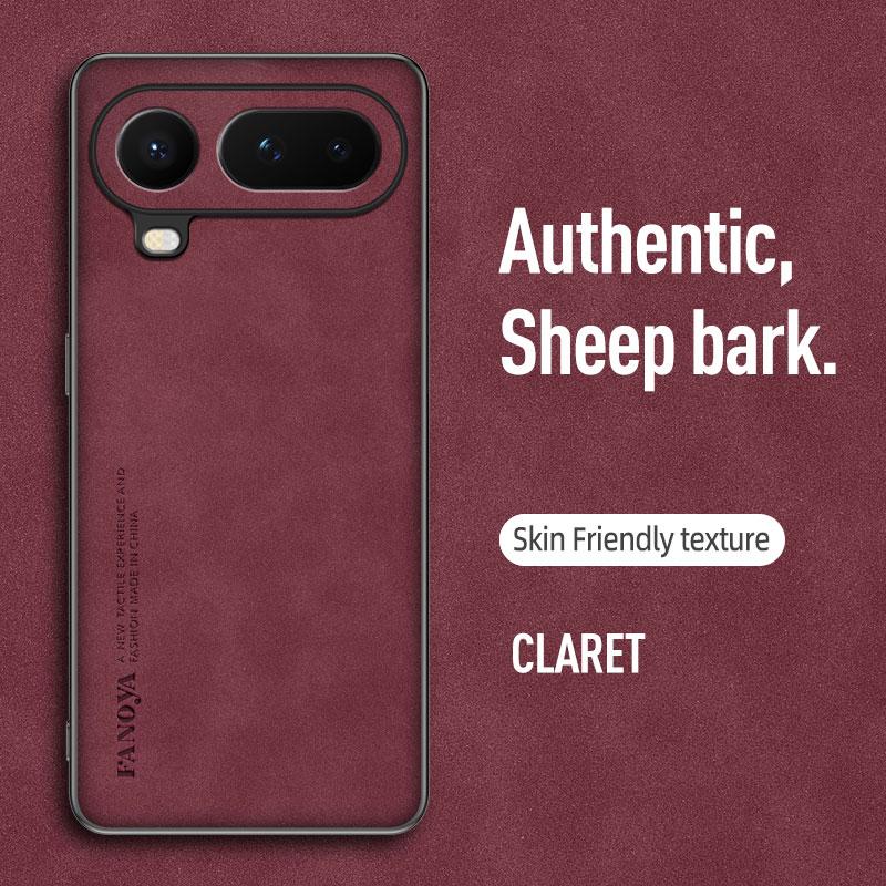 EUCAGR For Honor Magic 8 Pro Air Sheepskin PU Leather Shockproof Silicone Phone Cases For Honor Magic 8Pro Air Back Cover Coque