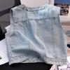 Women's Cowboy Vest Jacket Summer New Korean Version Spring and Autumn Sleeveless Vest