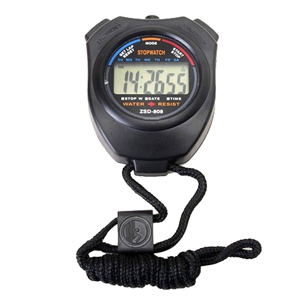 

Бегущий счетчик Таймер Цифровой Секундомер Хронограф Секундомер Таймер для тренировок ЖК-дисплей Спортивный секундомер