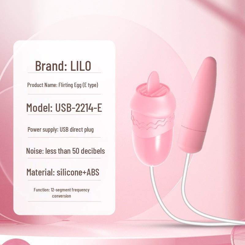 Come Le Dou Women's USB Rechargeable Dual Vibrator for Enhanced Female Pleasure