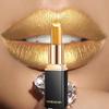 9 Farben Gold Glitzer Matt Samt Nude Metall Lippenstift Schimmer Sexy Rote Pigmente Make-up Langanhaltend Wasserdicht Professionell