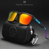 New KDEAM Brand High Quality Men Square Sunglasses Colors Sports Polarized Sun Glasses Reflective Coating Mirrored Lens