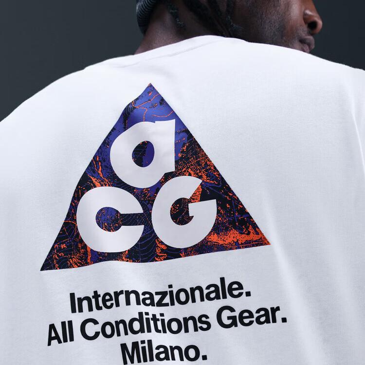 Nike X Inter Milan ACG Series Pullover Crew Neck Soccer Short Sleeve Quick Dry T-Shirt Men Tops IF0513-100