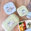 OSK Bento Dishwasher Storage Container with Microwave Made in (OSK) Box, Chiikawa, 500ml, Yellow, 4-Point Lock, Safe, Dividers, Safe, Japan, PCD-500