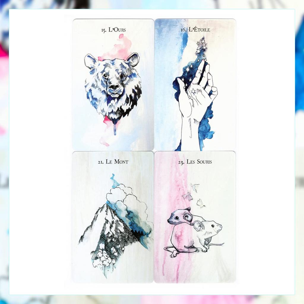 [Authentic] Lenormand Cards of Prophecy [Includes Japanese Paper with Lenormand Card Meanings] Tarot Fortune Telling