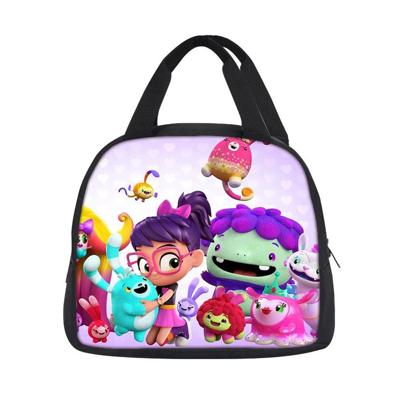 Abby Hatcher lunch bag new large capacity versatile cartoon print student boy and girl best birthday gift for school