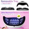 66LEDs Powerful UV LED Nail Lamp For Drying Nail Gel Polish Dryer With Motion Sensing Professional UV Lampe for Manicure Salon