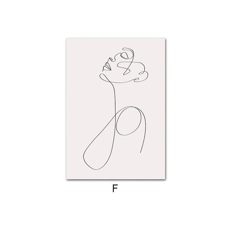 Pintura sobre Lienzo Paisaje Amanecer Atardecer Otoño Bosque Escandinavo Naturaleza Escenario Póster Impresión Arte Nórdico Decoración Cuadro de Pared