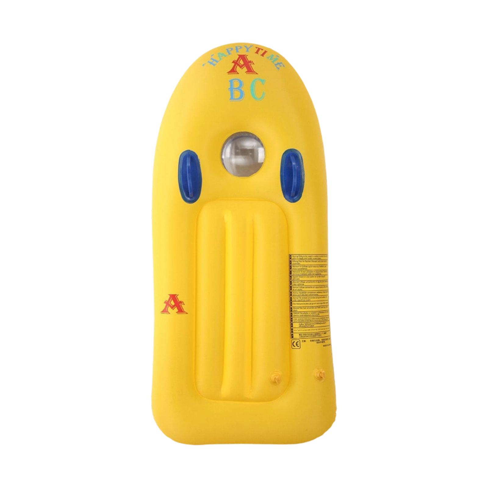 

Inflatable Kids Water Play Surfboard with Handles Thickened Design for Stability and Comfort Suitable for Outdoor Pool Beach Use One Size