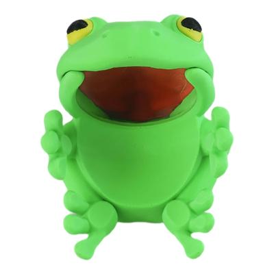 Creative Frogs Shape Beverages Lid Waterproof Silicones Seal For Sodas Beer Can Cover Protectors Poolsides Decors Gift